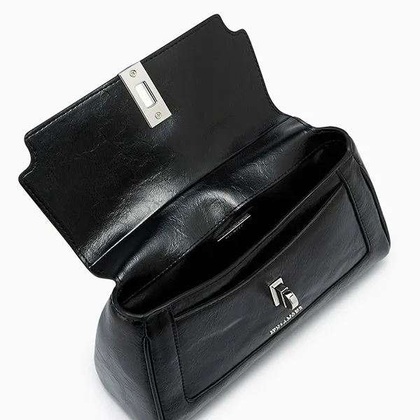 Túi Đeo Chéo Nữ Lyn Cora S Shoulder Bag - Black L25FBWB035 Màu Đen