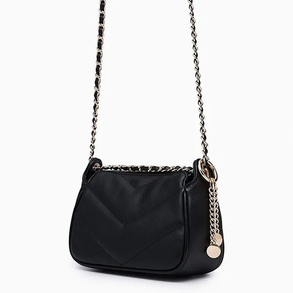 Túi Đeo Chéo Nữ Lyn Jaydar Mini Crossbody Bag Black L26SBWA046 Màu Đen