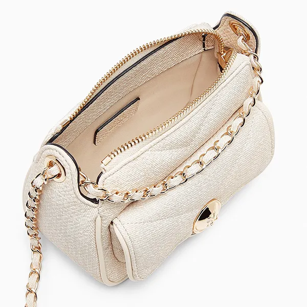 Túi Đeo Chéo Nữ Lyn Jaydar Mini Crossbody Bag White Variation 2 L26SBWA046 Màu Trắng