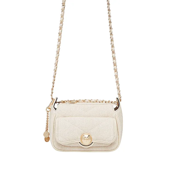 Túi Đeo Chéo Nữ Lyn Jaydar Mini Crossbody Bag White Variation 2 L26SBWA046 Màu Trắng
