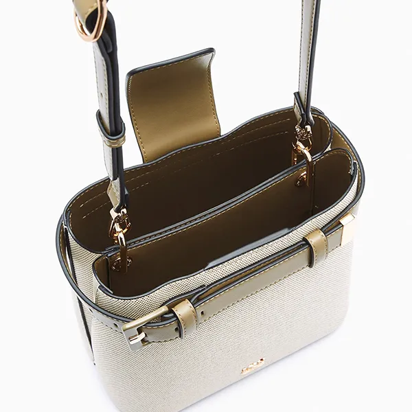 Túi Đeo Chéo Nữ Lyn Marshall L Bucket Bag Green L26CBWA132 Màu Trắng - Xanh