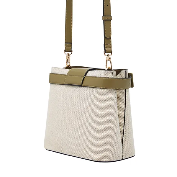 Túi Đeo Chéo Nữ Lyn Marshall L Bucket Bag Green L26CBWA132 Màu Trắng - Xanh