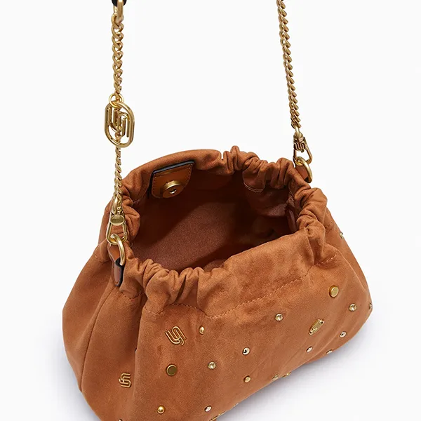 Túi Đeo Chéo Nữ Lyn Mocha Infinite Bucket Bag Light Beige L26SBWA008 Màu Be