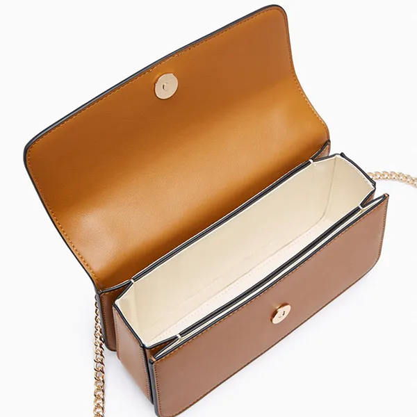 Túi Đeo Chéo Nữ Lyn Mona Ii Crossbody Bag Printed Beige L26CBWA148 Màu Be Nâu