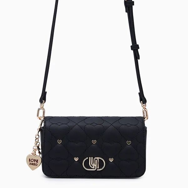 Túi Đeo Chéo Nữ Lyn Moon Cheryl Infinite Wallet On Chain - Black L26CWWA031 Màu Đen
