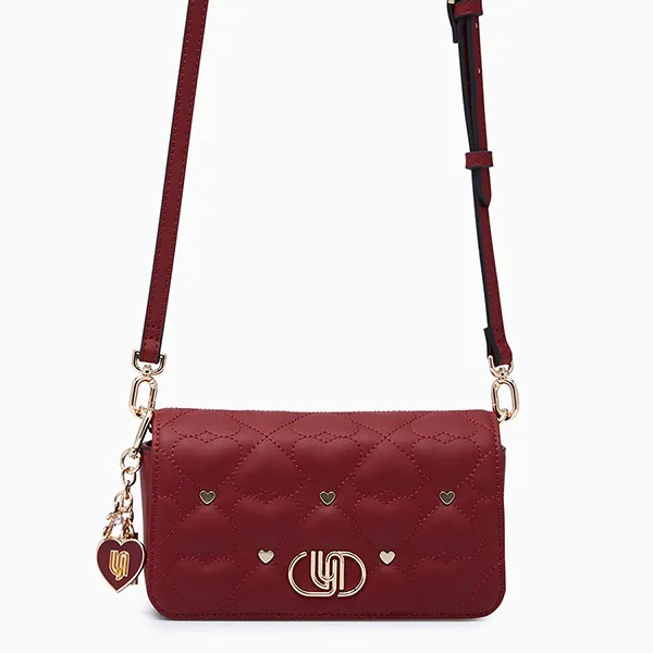 Túi Đeo Chéo Nữ Lyn Moon Cheryl Infinite Wallet On Chain - Red L26CWWA031 Màu Đỏ