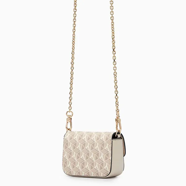Túi Đeo Chéo Nữ Lyn Nova Infinite Mini Crossbody Bag Printed Beige L26CBWA057 Màu Be Họa Tiết