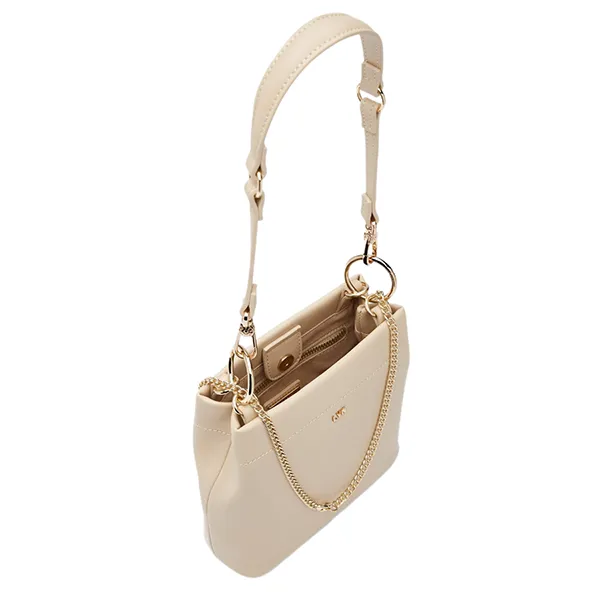 Túi Đeo Chéo Nữ Lyn Pista Crossbody Bag Light Beige L26CBWA163 Màu Be