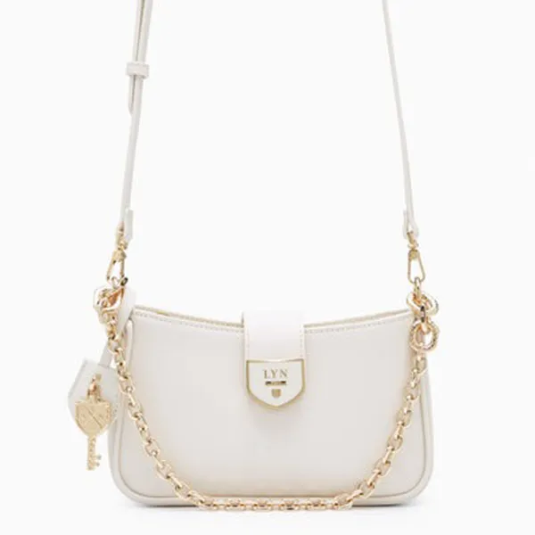 Túi Đeo Chéo Nữ Lyn Re-Edit Casia Athella Shoulder Bag Ivory L26CBWA115 Màu Trắng