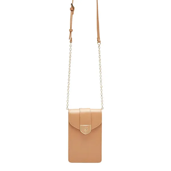 Túi Đeo Chéo Nữ Lyn Re- Edit Casia Mobile Pocket Wallet - Dark Beige L26CWWA025 Màu Be