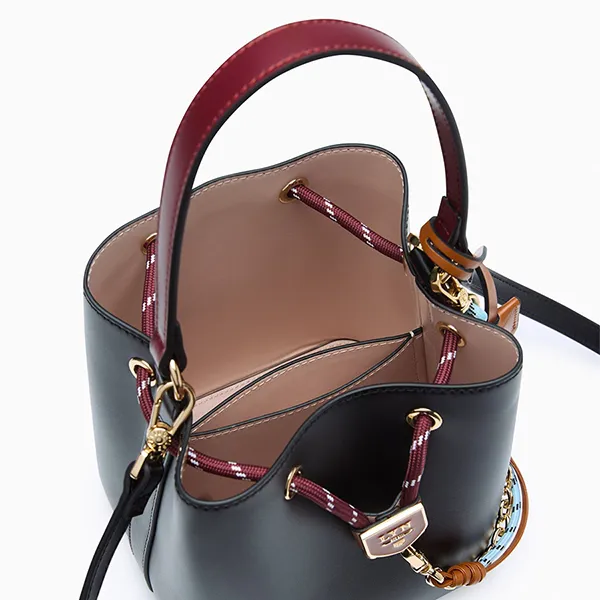 Túi Đeo Chéo Nữ Lyn Re-Edit Explore Carina S Bucket Bag Black L26CBWA119 Màu Đen