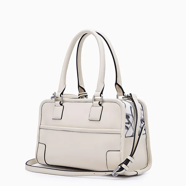 Túi Đeo Chéo Nữ Lyn Signature Tueslove S Tote Bag - Ivory L26CBWA198 Màu Kem Xám