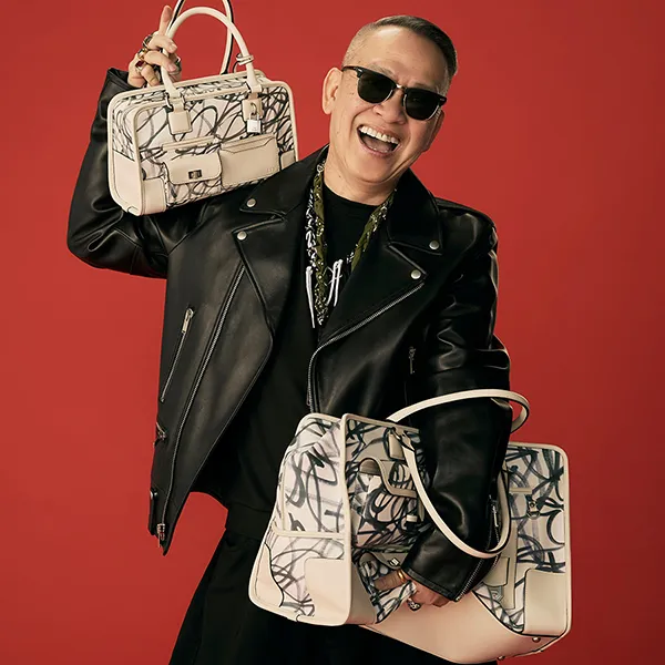 Túi Đeo Chéo Nữ Lyn Signature Tueslove S Tote Bag - Ivory L26CBWA198 Màu Kem Xám