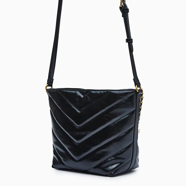 Túi Đeo Chéo Nữ Lyn Starita M Crossbody Bag Black L26CBWB037 Màu Đen