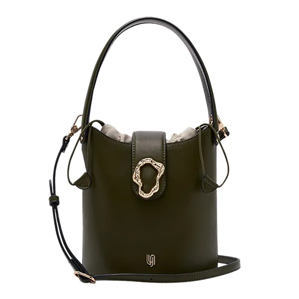Túi Đeo Chéo Nữ Lyn Vary Infinite Bucket Bag Dark Green L26CBWB019 Màu Xanh Green
