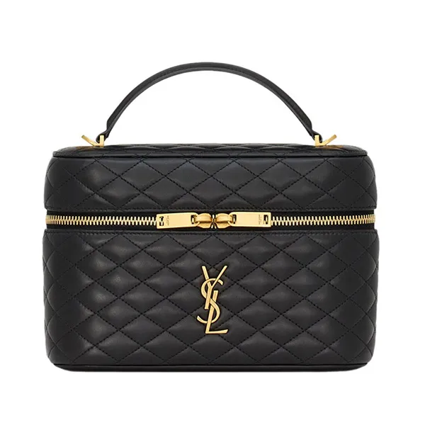 Túi Đeo Chéo Nữ Yves Saint Laurent YSL Gaby Vanity Large In Lambskin 8515721EL071000 Màu Đen