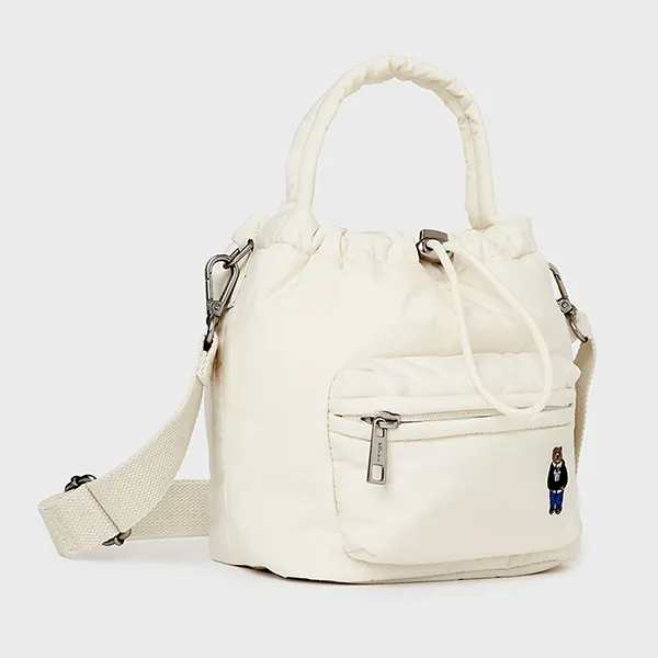 Túi Đeo Chéo Nữ WHOAU Padded Bucket Bag WHBGF4V22A Màu Cream