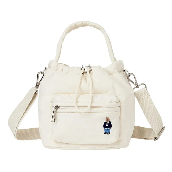 Túi Đeo Chéo Nữ WHOAU Padded Bucket Bag WHBGF4V22A Màu Cream