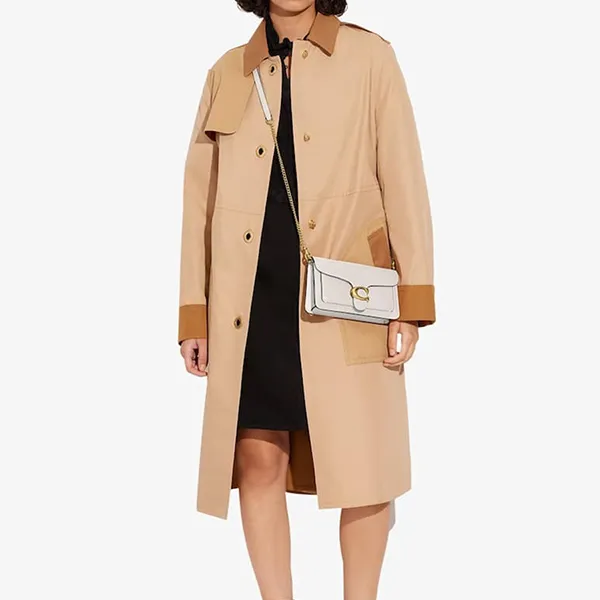 Túi Đeo Vai Nữ Coach Tabby Chain Clutch Shoulder Bag CE772 Màu Trắng