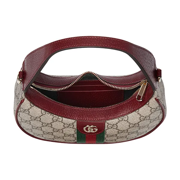 Túi Đeo Vai Nữ Gucci Ophidia Small Shoulder Bag Màu Xám Đỏ