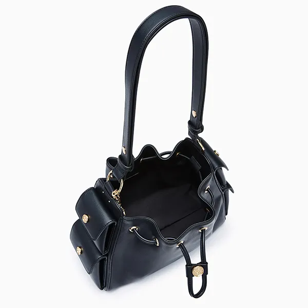 Túi Đeo Vai Nữ Lyn Atelier M Bucket Bag L26CBWB029 Black Màu Đen