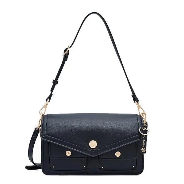 Túi Đeo Vai Nữ Lyn Atelier M Shoulder Bag - Black L26CBWB030 Màu Đen