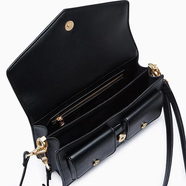Túi Đeo Vai Nữ Lyn Atelier M Shoulder Bag - Black L26CBWB030 Màu Đen