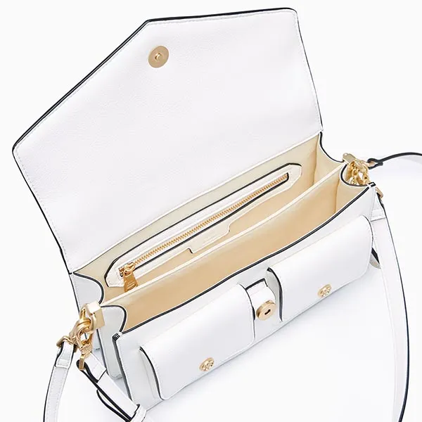 Túi Đeo Vai Nữ Lyn Atelier M Shoulder Bag - White L26CBWB030 Màu Trắng