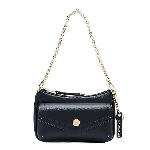 Túi Đeo Vai Nữ Lyn Atelier S Shoulder Bag L26CBWB031 Black Màu Đen