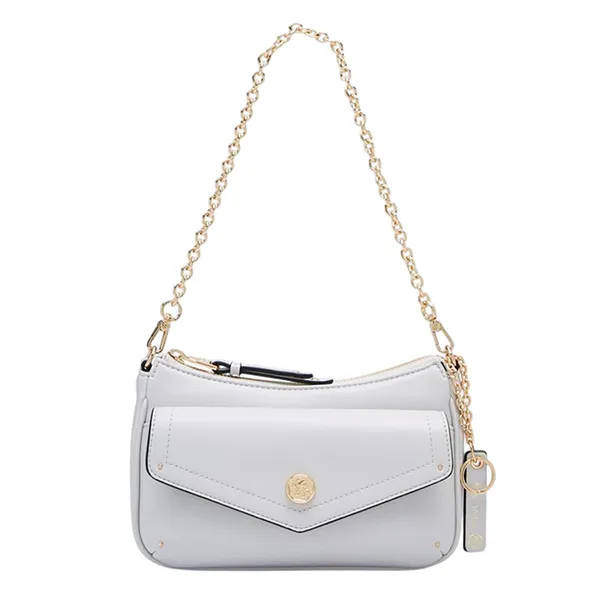 Túi Đeo Vai Nữ Lyn Atelier S Shoulder Bag L26CBWB031 Light Grey Màu Trắng Xám