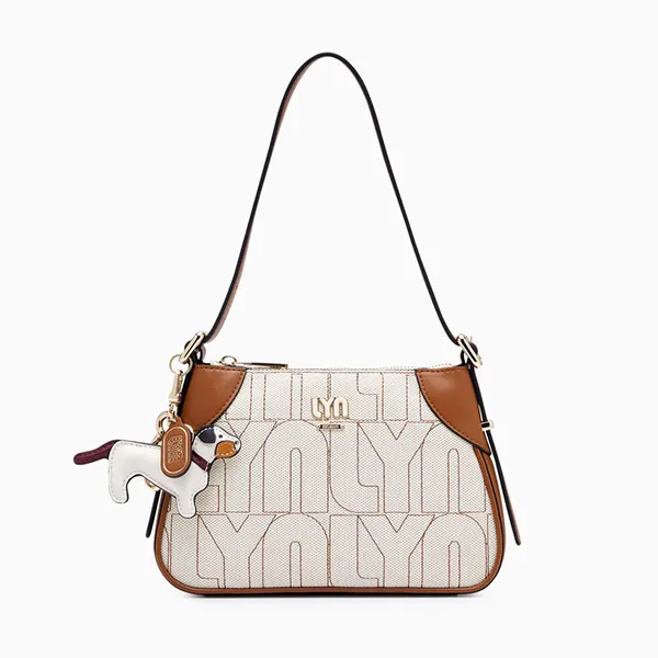 Túi Đeo Vai Nữ Lyn Cadena S Shoulder Bag Brown L25FBWC018 Màu Kem Nâu