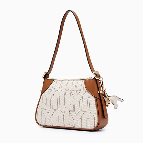 Túi Đeo Vai Nữ Lyn Cadena S Shoulder Bag Brown L25FBWC018 Màu Kem Nâu