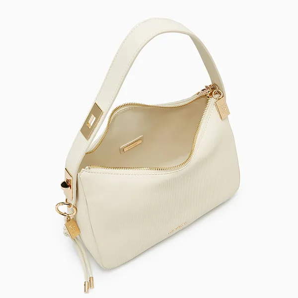 Túi Đeo Vai Nữ Lyn Cora M Shoulder Bag L25FBWB036 Ivory Màu Trắng Kem