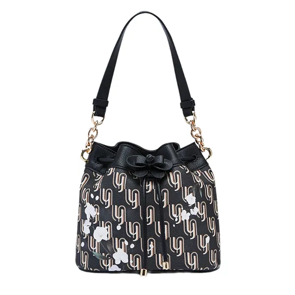 Túi Đeo Vai Nữ Lyn Ivy Infinite S Shoulder Bag Printed Black L26CBWA187 Màu Đen