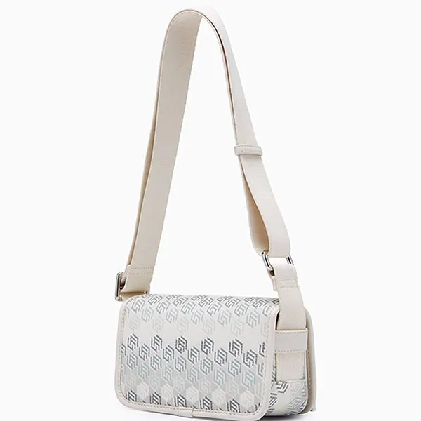 Túi Đeo Vai Nữ Lyn Jacob Infinite Crossbody Bag - Printed White L26CBWC020 Màu Trắng
