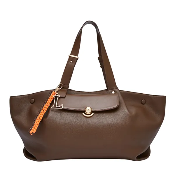 Túi Đeo Vai Nữ Lyn Malindi Large Shoulder Bag L26CBWB023 Dark Brown Màu Nâu