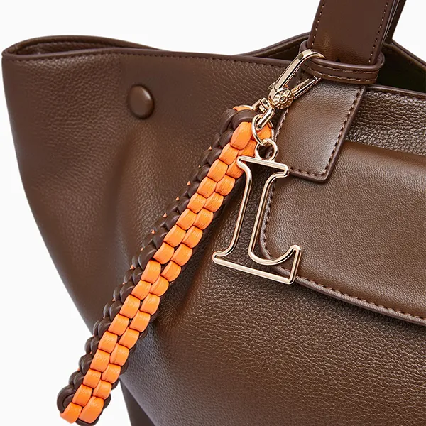 Túi Đeo Vai Nữ Lyn Malindi Large Shoulder Bag L26CBWB023 Dark Brown Màu Nâu