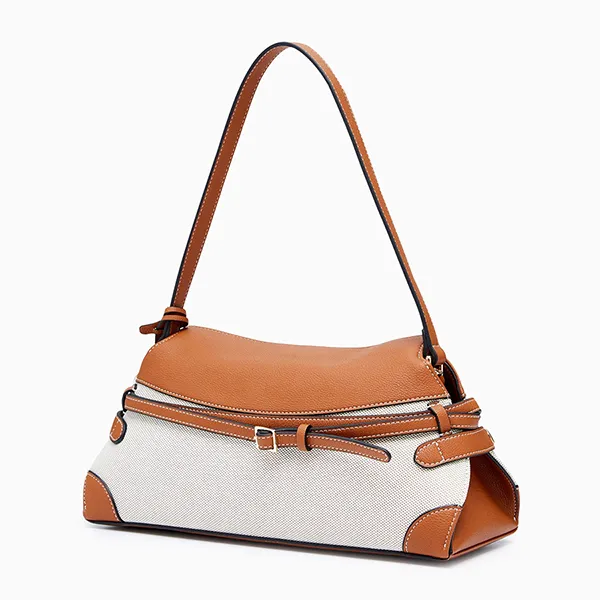 Túi Đeo Vai Nữ Lyn Octavia Infinite M Shoulder Bag L26CBWA166 Tan Màu Nâu