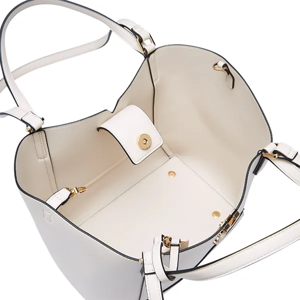 Túi Đeo Vai Nữ Lyn Olga M Shopping Bag Light Grey L26CBWA138 Màu Xám Trắng