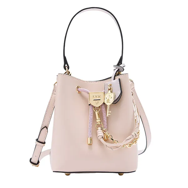 Túi Đeo Vai Nữ Lyn Re-Edit Explore Carina S Bucket Bag Light Pink L26CBWA119 Màu Hồng Nhạt