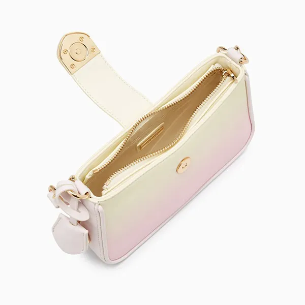 Túi Đeo Vai Nữ Lyn Re-Edit Ray Atella Shoulder Bag Pink Variation 2 LL24CBS191 Màu Hồng Vàng