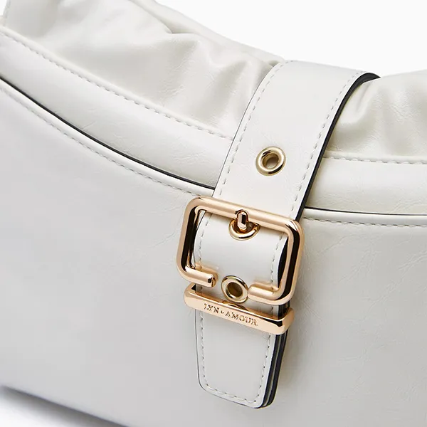 Túi Đeo Vai Nữ Lyn Sedara S Shoulder Bag L26CBWB018 Ivory Màu Trắng