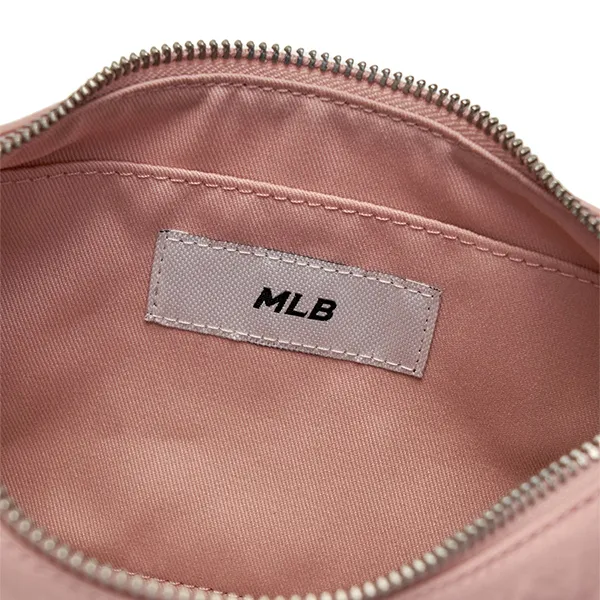 Túi Đeo Vai Nữ MLB Basic Vintage Nylon Hobo Bag Boston Red Sox 3ABQVN16N-43PKL Màu Hồng