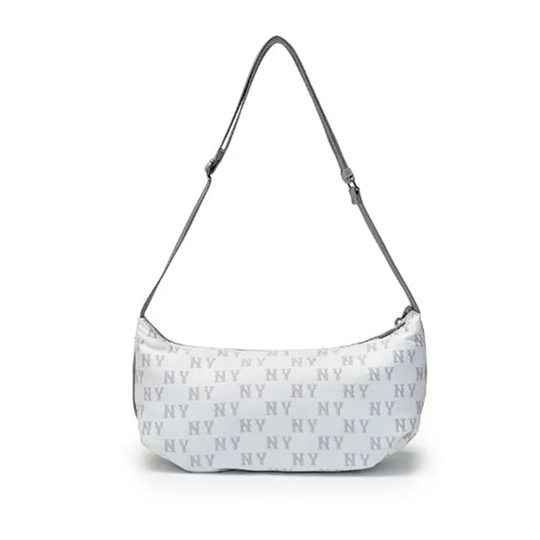 Túi Đeo Vai Nữ MLB Classic Monogram Sportive Crossbody New York Yankees 3ACRMA16N-50CRS Cream Màu Trắng Kem