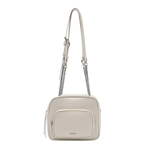 Túi Đeo Vai Nữ Pedro Puffy Square Shoulder Bag Powder PW2-75060136_CHALK Màu Trắng