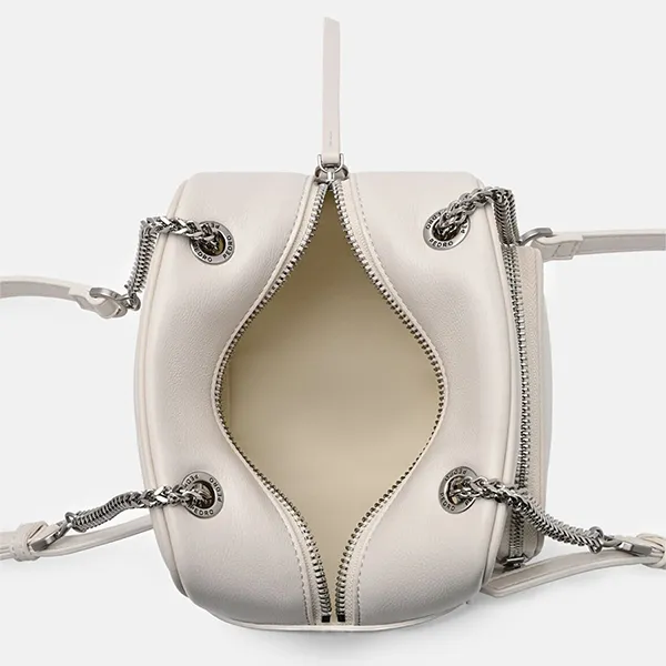 Túi Đeo Vai Nữ Pedro Puffy Square Shoulder Bag Powder PW2-75060136_CHALK Màu Trắng