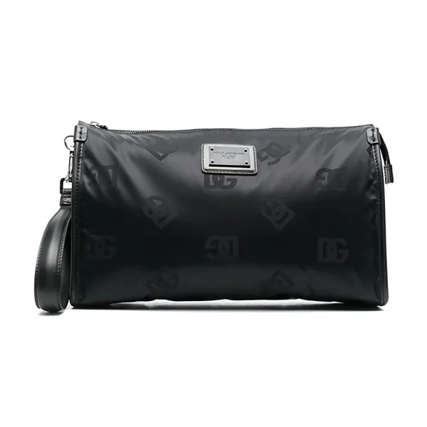 Túi Đựng Đồ Dolce & Gabbana D&G Toiletry Bag With Logo Plaque Màu Đen