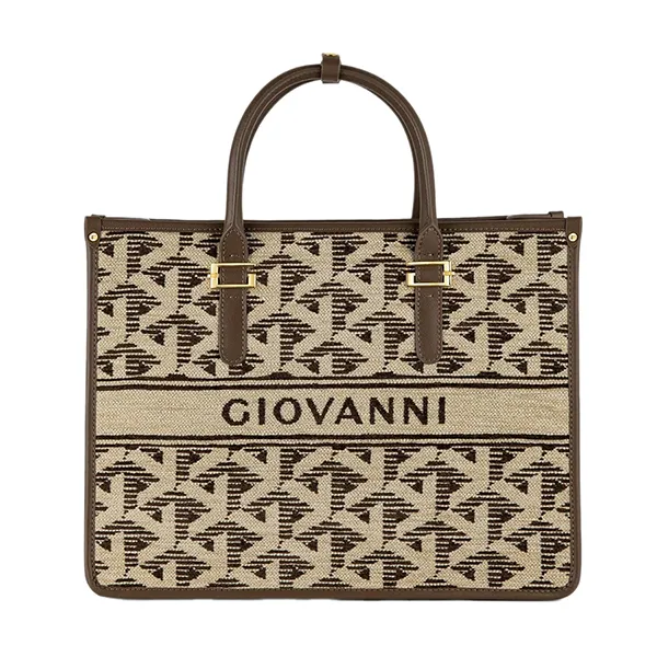 Túi Tote Nữ Giovanni Tote Bag DLD0224-1 Màu Nâu Be