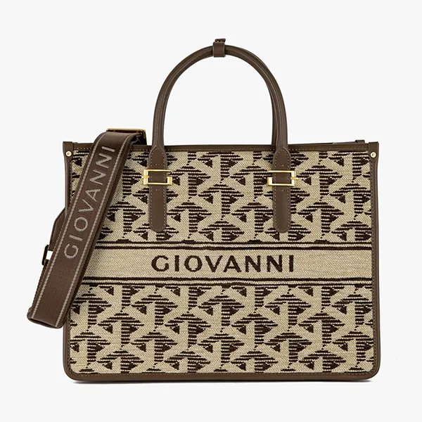Túi Tote Nữ Giovanni Tote Bag DLD0224-1 Màu Nâu Be