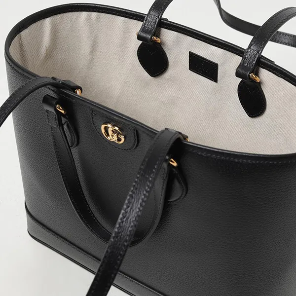 Túi Tote Nữ Gucci Mini Ophidia Double G 765043DJ20G Màu Đen